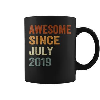 Awesome Since July 2019 4Th Kids And Toddlers Birthday Coffee Mug | Mazezy
