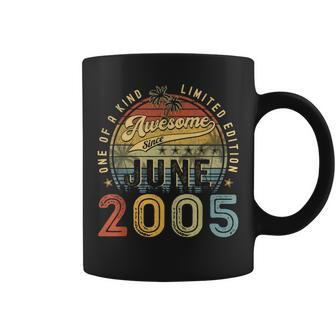 Awesome Since June 2005 Vintage 18Th Birthday Party Retro Coffee Mug | Mazezy