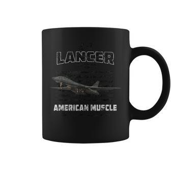 B-1 Lancer Bomber Airplane American Muscle Coffee Mug | Mazezy