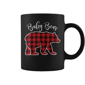 Baby Bear Pajama Red Buffalo Xmas Family Christmas Coffee Mug - Thegiftio UK