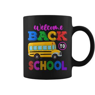 Back To School Bus First Day Of School Elementary Preschool Coffee Mug - Seseable