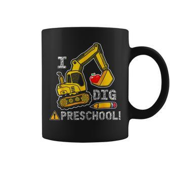 Back To School I Dig Preschool Dump Truck Coffee Mug | Mazezy