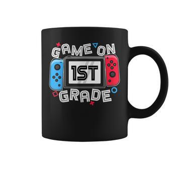 Back To School Game On 1St Grade Funny Gamer Kids Boys Coffee Mug | Mazezy