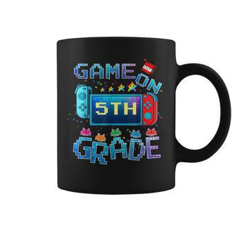 Back To School Game On 5Th Grade Funny Gamer Kids Boys Coffee Mug | Mazezy