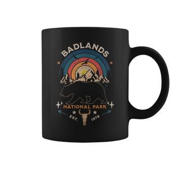 Badlands National Park South Dakota Camping Hiking Vintage Coffee Mug | Mazezy