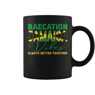 Baecation Jamaica Vibes Matching Couple Vacation Trip Coffee Mug - Monsterry