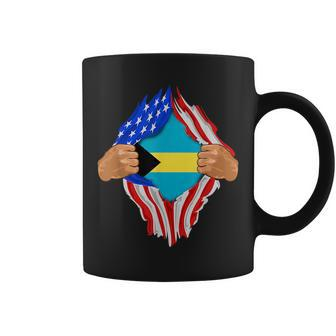 Bahamian Blood Inside Me | The Bahamas Flag Gift Bahamas Funny Gifts Coffee Mug | Mazezy