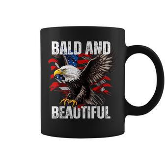 Bald And Beautiful July 4Th Independence Day America Eagle Coffee Mug | Mazezy