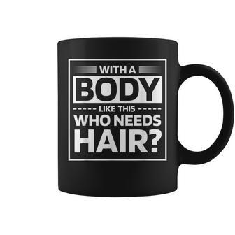 Bald Dad Funny Bald Jokes Gift For Women Coffee Mug | Mazezy