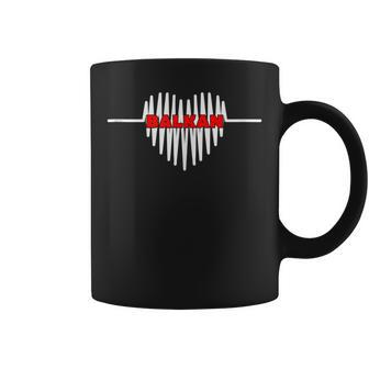Balkan Heart Balkan Heartbeat Coffee Mug | Mazezy