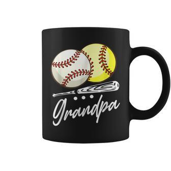 Ball Grandpa Baseball Softball Coffee Mug | Mazezy