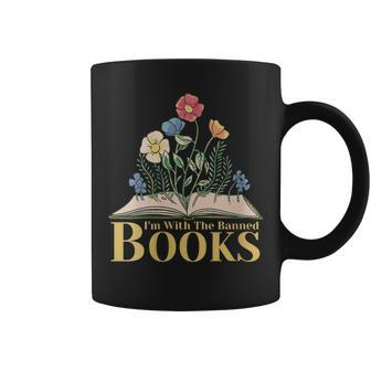 Banned Books Im With The Banned Books Coffee Mug | Mazezy