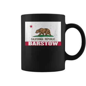 Barstow California Distressed Ca Republic Flag Coffee Mug | Mazezy