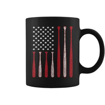 Baseball 4Th Of July Design Cool Usa American Flag Coffee Mug | Mazezy