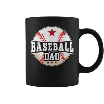 Baseball Dad For Dad Fathers Day Baseball Lovers Gift For Mens Coffee Mug | Mazezy UK