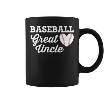 Baseball Great Uncle Love Heart Baseball Sports Coffee Mug | Mazezy