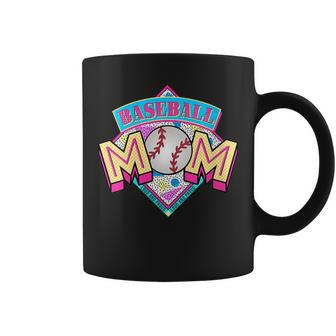 Baseball Mom Retro 80S 90S Mothers Day Baseball Mama Gifts For Mom Funny Gifts Coffee Mug | Mazezy