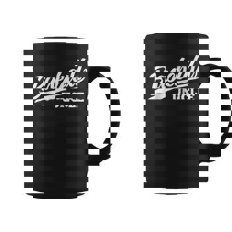 Baseball Uncle Retro 1970S Cursive Font Dark Coffee Mug | Mazezy