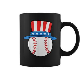 Baseball Uncle Sam Hat Cool 4Th Of July Usa Flag Umpire Gift Coffee Mug | Mazezy