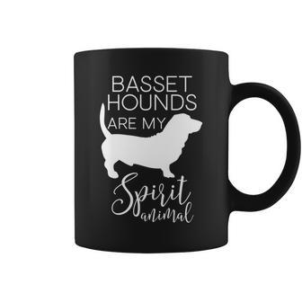 Basset Hound Dog Spirit Animal J000237 Coffee Mug | Mazezy