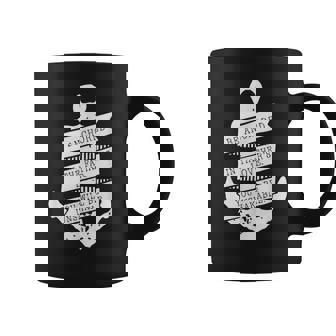 Be Anchored In The Fathers Love - Christian Anchor Quote Coffee Mug | Mazezy