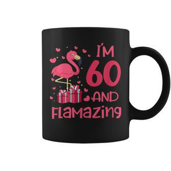 Be Flamazing Amazing Flamingo Love 60Birthday 60 Years Old Coffee Mug | Mazezy