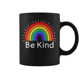 Be Kind Pride Lgbtq Gay Lgbt Ally Rainbow Flag Retro Galaxy Coffee Mug | Mazezy DE