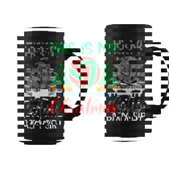 Beach Handball Player Christmas Pajama Beach Handball Coffee Mug | Mazezy