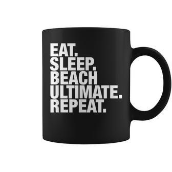 Beach Ultimate Eat Sleep Repeat Coffee Mug | Mazezy