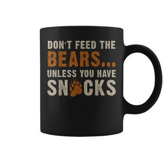 Bear Community Dont Feed The Bears Funny Bear Pride Gay Coffee Mug | Mazezy