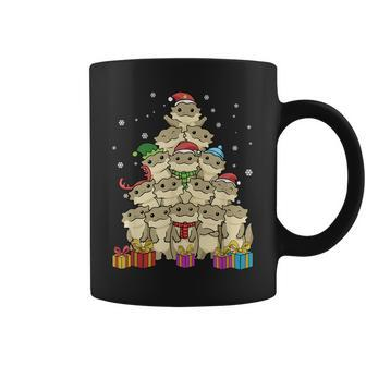 Bearded Dragon Christmas Tree Coffee Mug | Mazezy