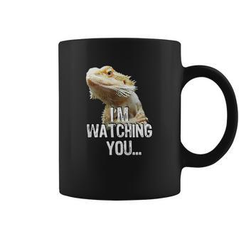 Bearded Dragon I'm Watching You Coffee Mug | Mazezy