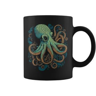 Beautiful Octopus Ocean Animal Lover Artistic Graphic Coffee Mug - Monsterry UK