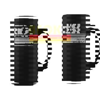 Beck Surname Funny Retro Vintage 80S 90S Birthday Reunion Coffee Mug | Mazezy