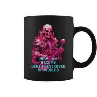 Now I Am Become Death The Destroyer Of Worlds Retro Classic I Am Gifts Coffee Mug | Mazezy