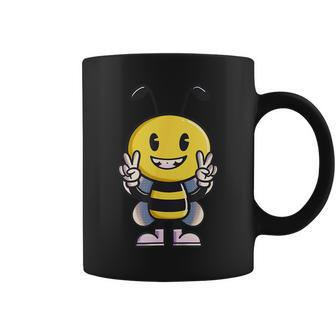 Bee - Cute Adorable Ilustration - Classic Coffee Mug - Seseable