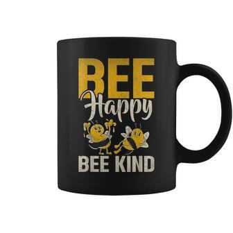 Bee Happy Bee Kind Bee Coffee Mug - Seseable
