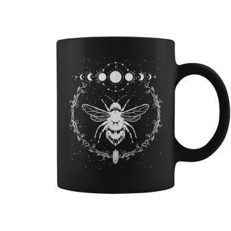 Bee Moon Phases Crystals Gothic Punk Style Honey Original Gift For Women Coffee Mug - Thegiftio UK