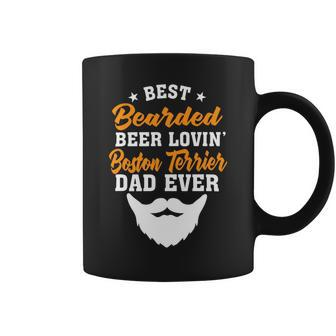 Beer Best Bearded Beer Lovin Saint Bernard Dad Funny Dog Lover Coffee Mug - Monsterry