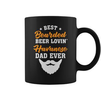 Beer Best Bearded Beer Lovin Shih Tzu Dad Funny Dog Lover Humor Coffee Mug - Monsterry