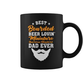 Beer Best Bearded Beer Lovin Staffordshire Bull Terrier Dad Coffee Mug - Monsterry AU