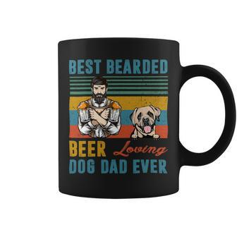 Beer Best Bearded Beer Loving Dog Dad English Mastiff Puppy Lover Coffee Mug - Monsterry DE