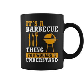 Beer Funny Bbq Barbecue Grill Grilling Joke Smoking Meat Beer Dad Coffee Mug - Monsterry