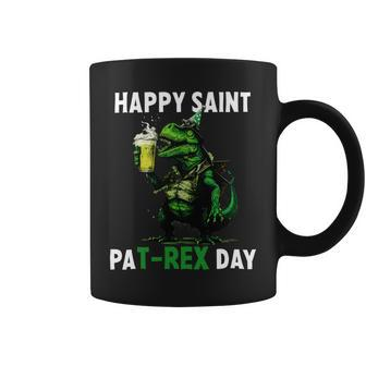 Beer Funny Beer Dinosaur St Patricks Day Shirt Happy St Pat Trex Coffee Mug - Monsterry DE