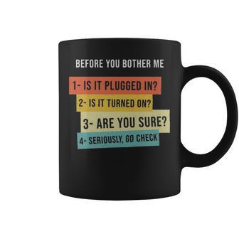 Before You Bother Me Gift For Programming Students - Before You Bother Me Gift For Programming Students Coffee Mug - Monsterry DE