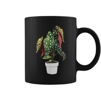 Begonia Maculata House Plant Plants Green Leaf Leaves Wings Coffee Mug | Mazezy