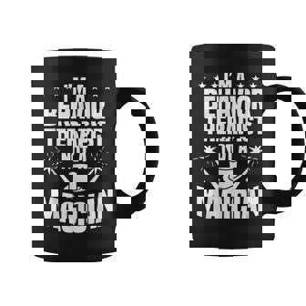 Behavioral Therapist Not A Magcian Rbt Analyst Behavior Tech Coffee Mug | Mazezy