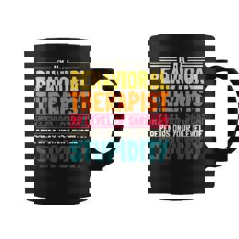 Behavioral Therapist Retro Vintage Rbt Analyst Behavior Tech Coffee Mug | Mazezy