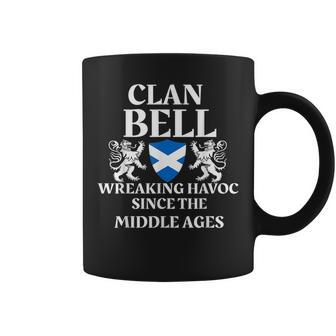 Bell Clan Scottish Family Kilt Tartan Lion Name Bell Funny Gifts Coffee Mug | Mazezy