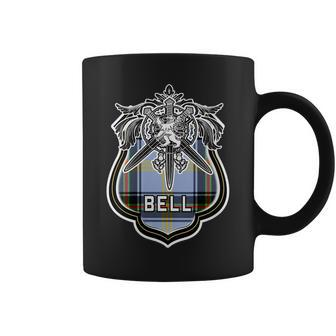 Bell Scottish Clan Family Tartan Lion Sword Name Gift For Womens Bell Funny Gifts Coffee Mug | Mazezy